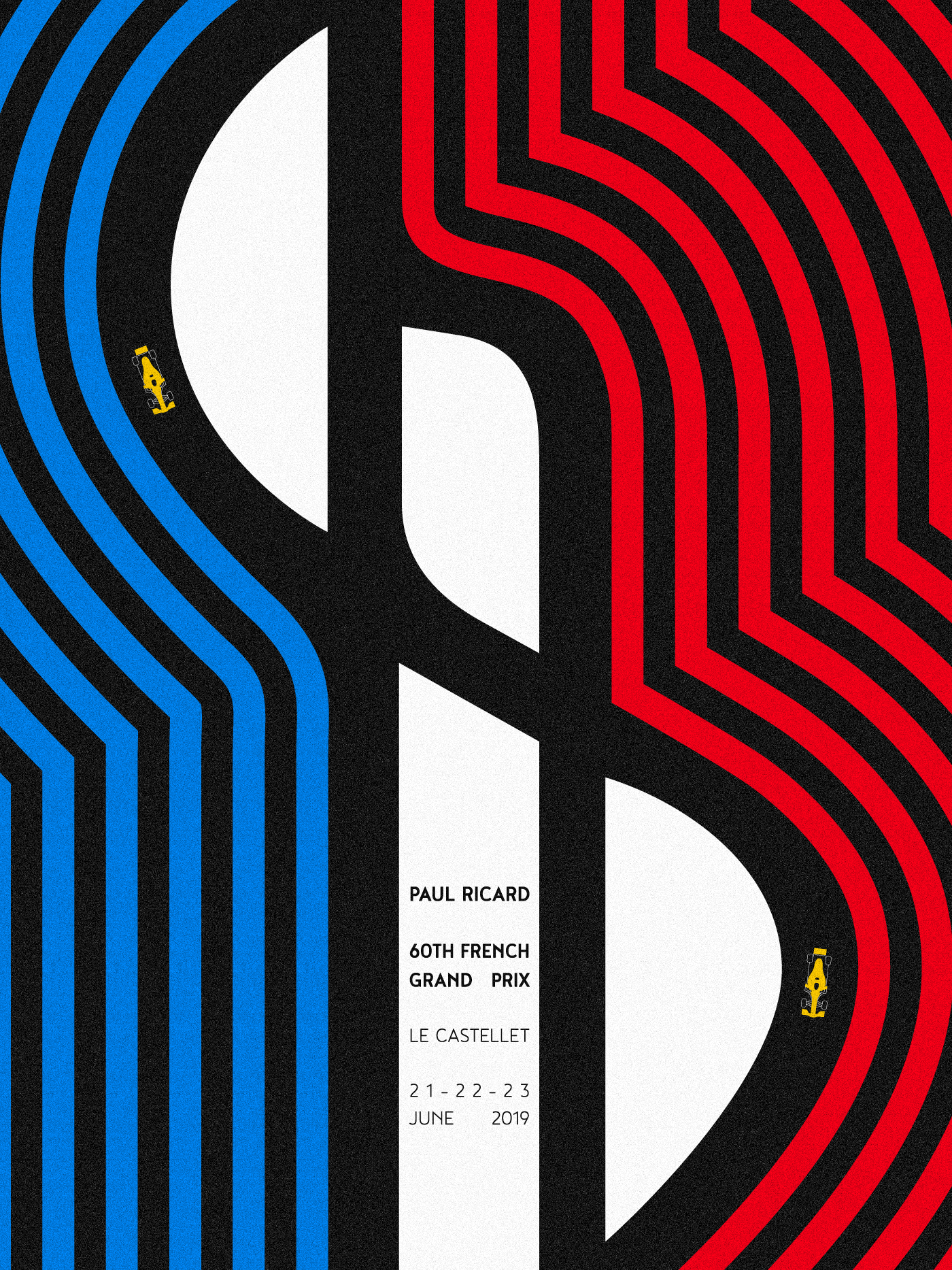 F1 French GP poster